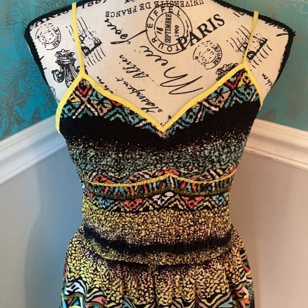 Juniors spaghetti strapped fabulous dress size med - Picture 2 of 5